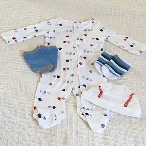 NWOT baby size 3 months four-piece set